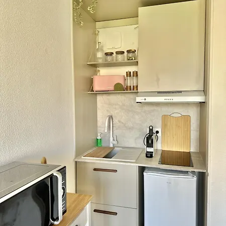 公寓 Patio Sauge Studio Avec Mezzanine, Piscine & Parking